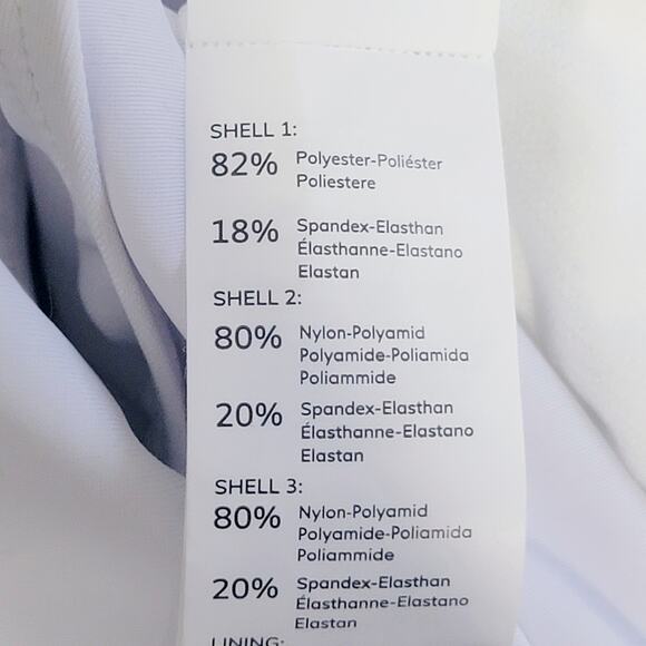 NWT Cupshe Olive Swimsuit Colorblock Tri Color Faux Wrap One Piece Large Vneck - Picture 9 of 10